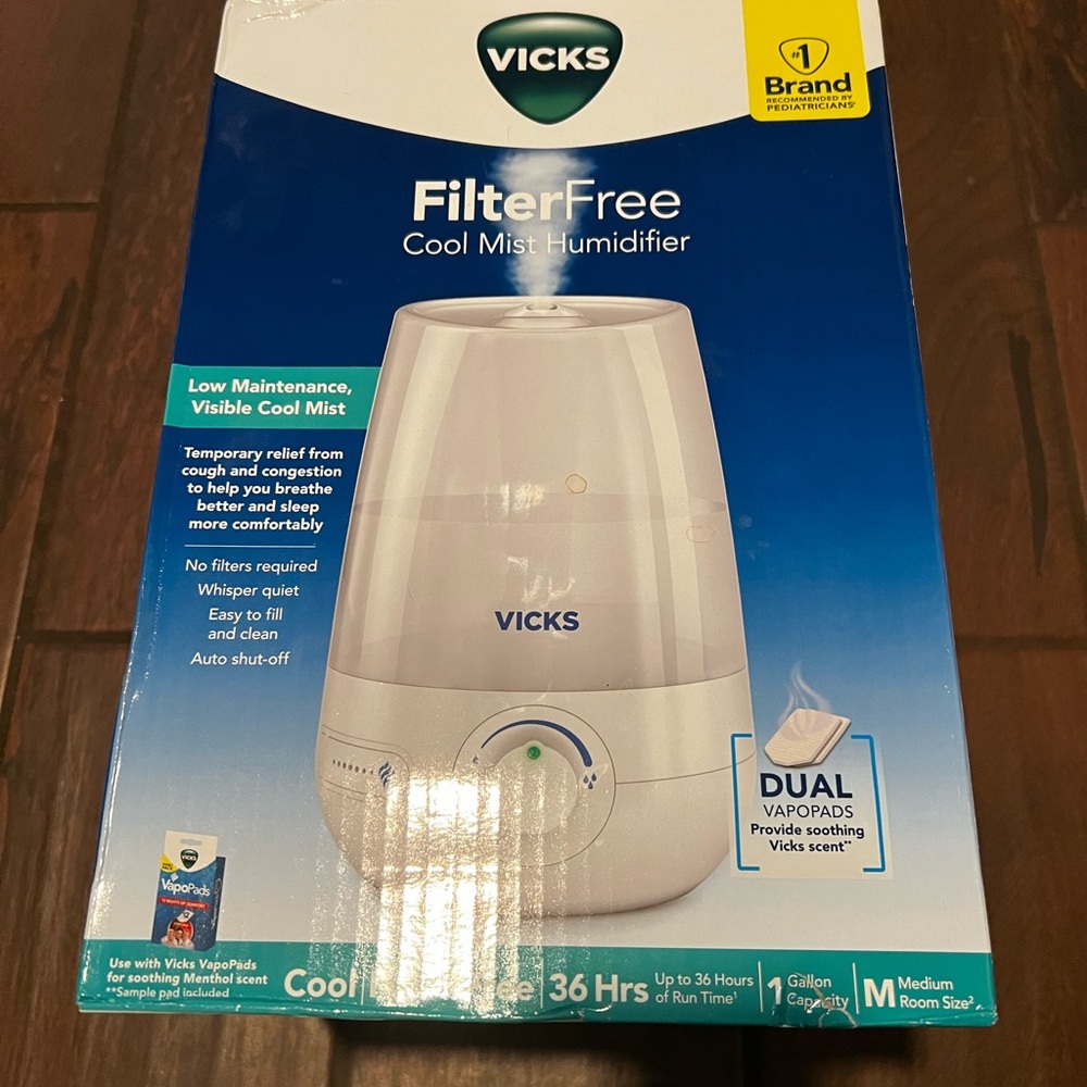 Vicks Filter Free Cool Mist Humidifier